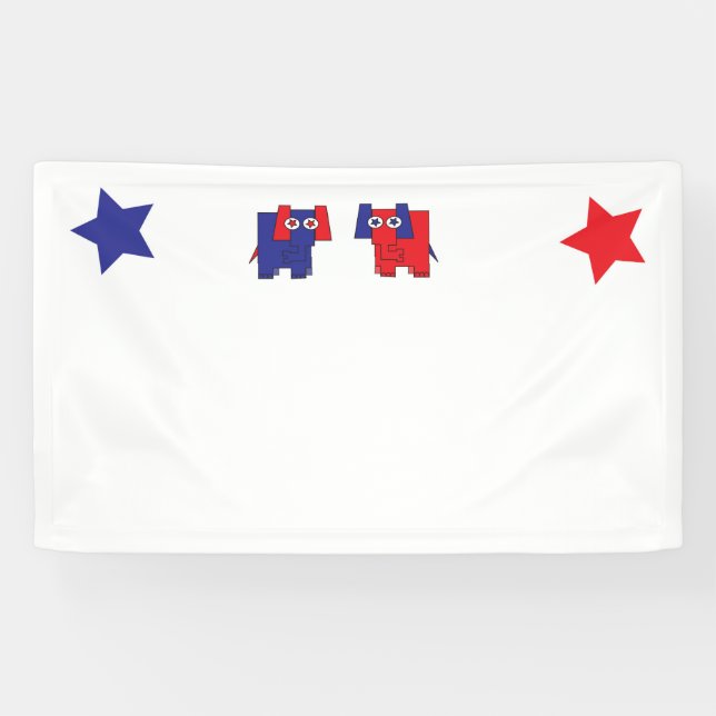 Republican Elephant Banner (Horizontal)