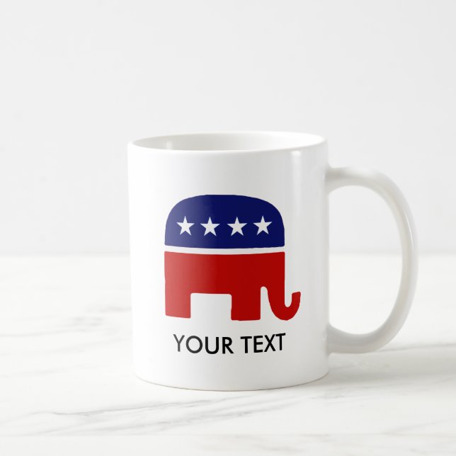 Republican Elephant / GOP Elephant Coffee Mug (Right)