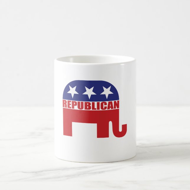 Republican Elephant Logo Coffee Mug (Center)