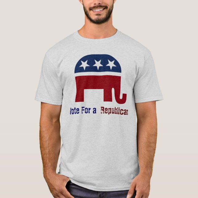 Republican elephant logo T-Shirt (Front)