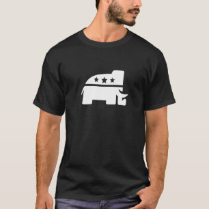 Republican Elephant Mascot Gop Conservative Right  T-Shirt