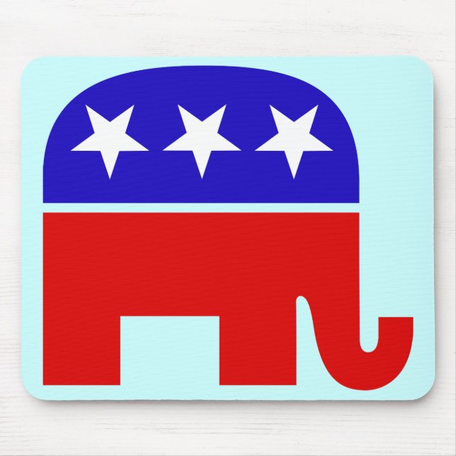 Republican Elephant Mousepad (Front)