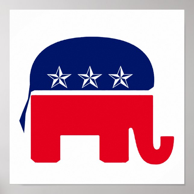 Republican Elephant Poster (Front)