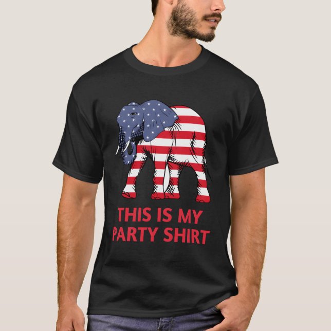 Republican Elephant This Is My Py T-Shirt (Front)