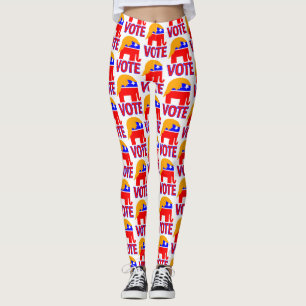 republican elephant vote trump 2020 leggings