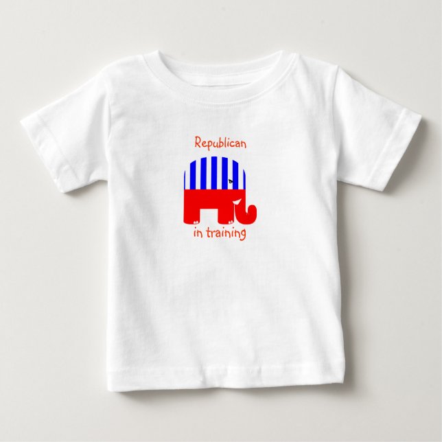 Republican In Training Baby T-Shirt (Front)