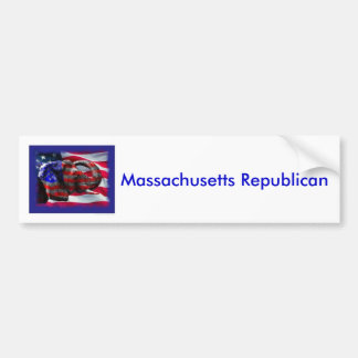 republican, Massachusetts Republican Bumper Sticker