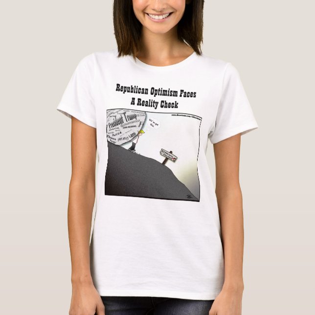 Republican-Optimism White Women's T-Shirt (Front)
