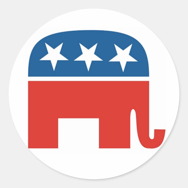 Republican Party 2012 Classic Round Sticker (Front)