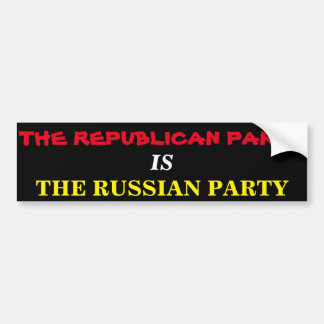 Republican party bumper sticker