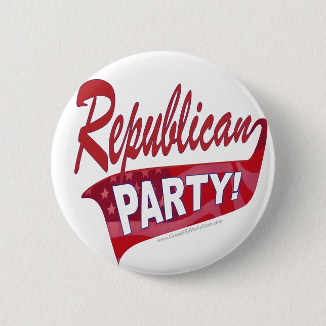 Republican Party Button (Front)