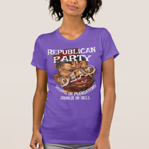REPUBLICAN PARTY DEAD LF VG HG OBITUARY FUNERAL HG T-Shirt