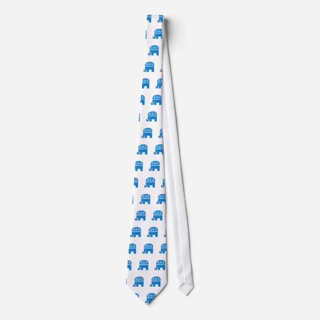 republican party elephant tie (Front)