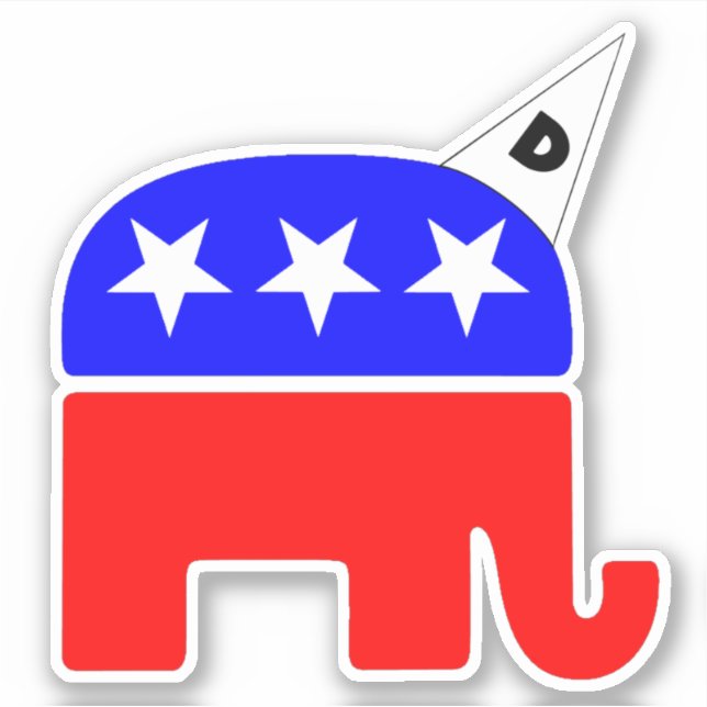 Republican Party Logo Dunce (Front)