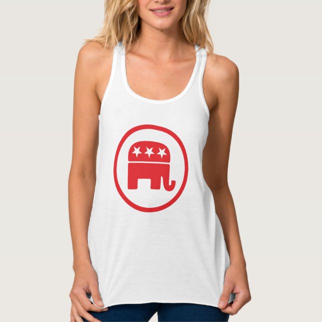 Republican Party Political Symbol (Elephant) Singlet (Front)