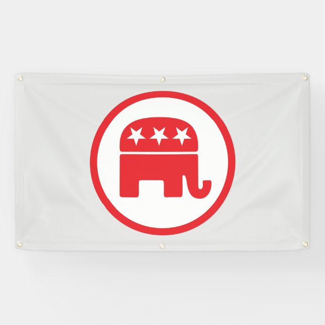 Republican Party Symbol Banner (Horizontal)