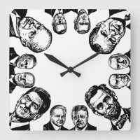 Republican Presidents Wall Clock