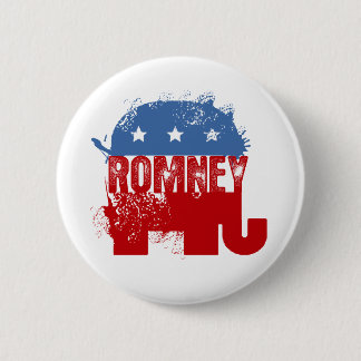 Republican ROMNEY 6 Cm Round Badge