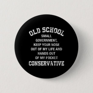 Republican Shirts Funny Old School Conservative Gi 6 Cm Round Badge