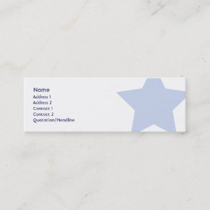 Republican - Skinny Mini Business Card