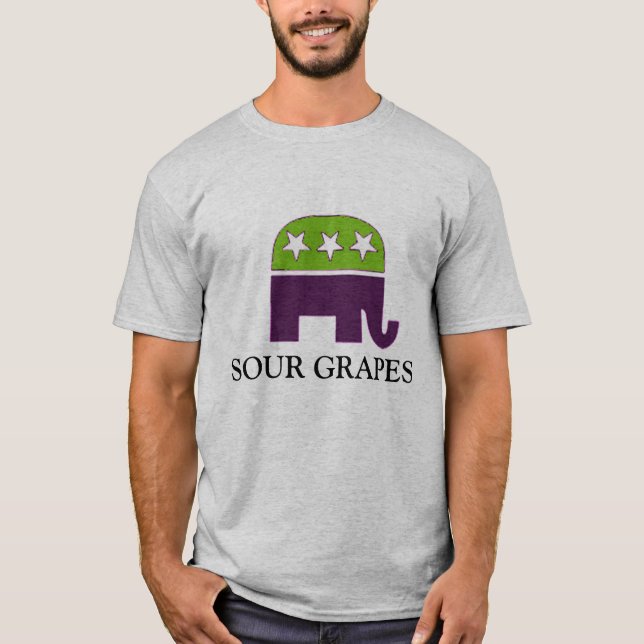 Republican, SOUR GRAPES T-Shirt (Front)