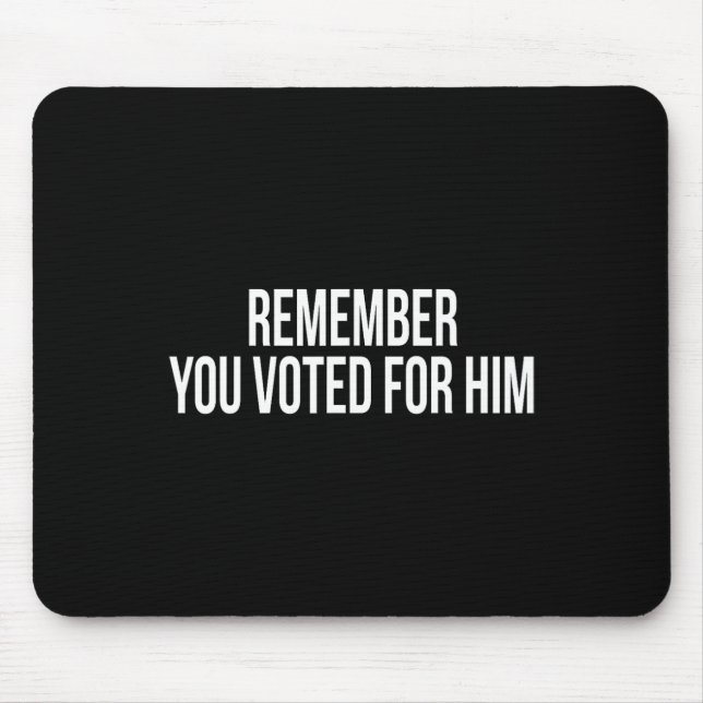 Republican Trump Democrat Gear Uni  Mouse Pad (Front)