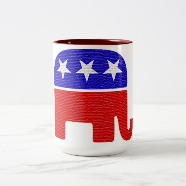 REPUBLICAN Two-Tone COFFEE MUG (Center)