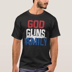 Republican USA Pride Patriot God Guns Bacon T-Shirt