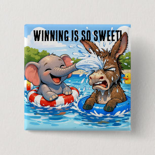 Republican Victory US Midterm Election Button