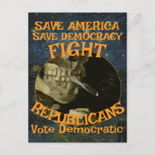 REPUBLICAN ZL X1 KP PARTY VOTE ELECTION COST T POSTCARD