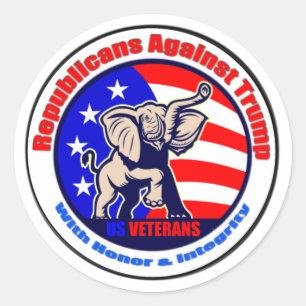 Republicans against trump stickers