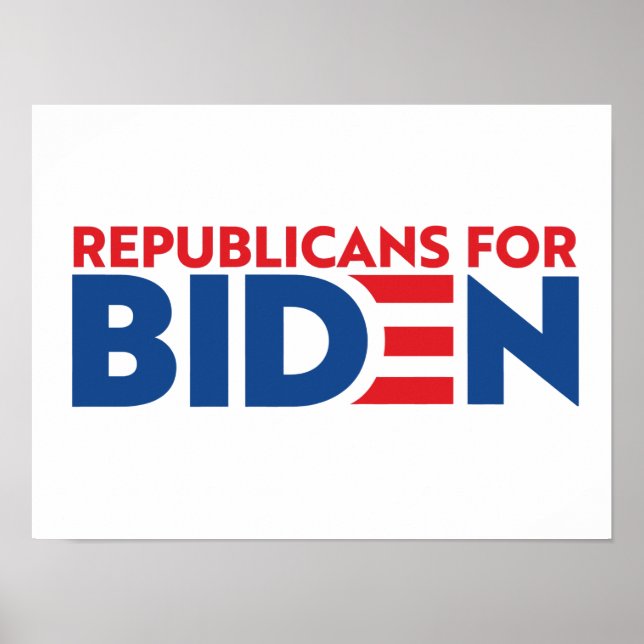 Republicans For Biden Campaign Poster (Front)
