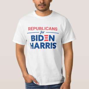 Republicans for Biden Harris Custom Text T-Shirt