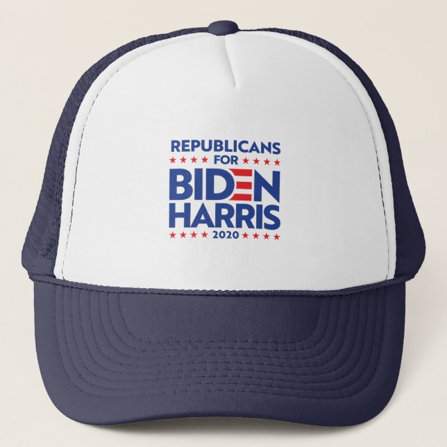 REPUBLICANS FOR BIDEN HARRIS TRUCKER HAT (Front)
