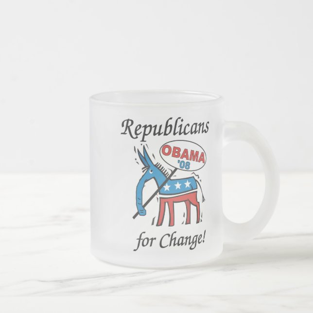 Republicans For Change Frosted Mug (Right)