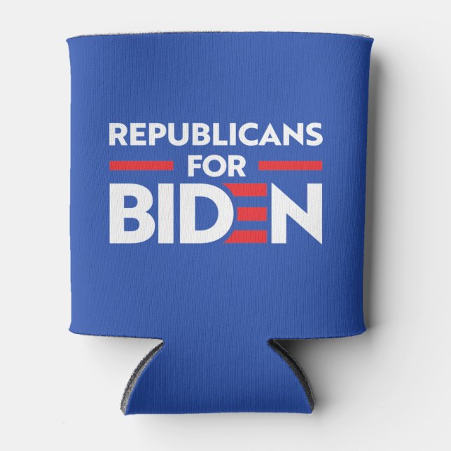 REPUBLICANS FOR JOE BIDEN CAN COOLER (Front)