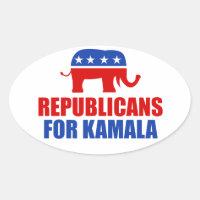 Republicans for Kamala Harris Elephant