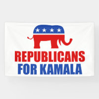 Republicans for Kamala Harris Elephant Political