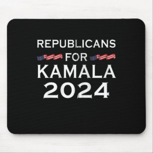 Republicans For Kamala Harris W Waltz 2024 Zip Hoo Mouse Pad