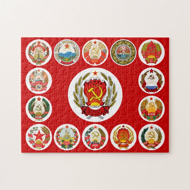Republics of the Soviet Union Jigsaw Puzzle (Horizontal)