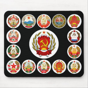Republics of the Soviet Union Mouse Pad