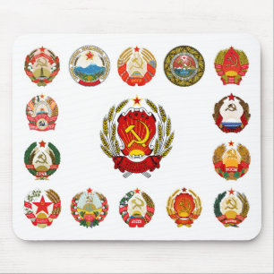 Republics of the Soviet Union Mouse Pad