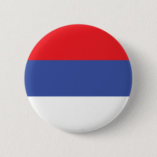 Republika Srpska Flag 6 Cm Round Badge