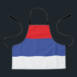 Republika Srpska Flag Apron<br><div class="desc">Patriotic flag of Republika Srpska.</div>