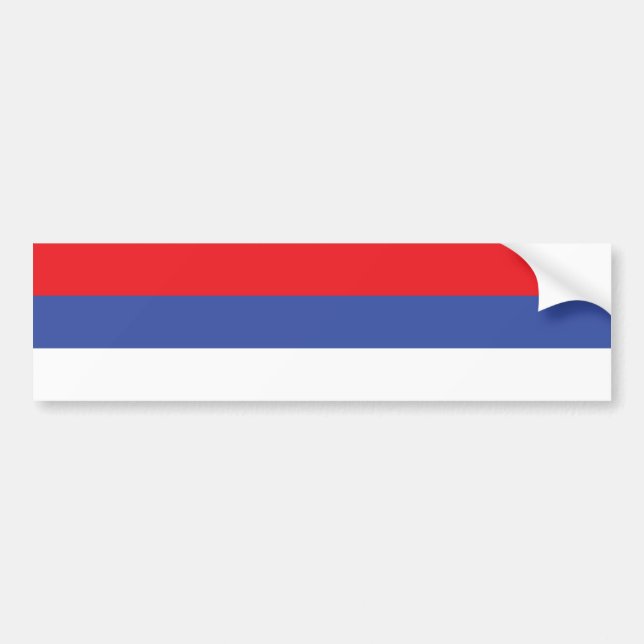 Republika Srpska Flag Bumper Sticker (Front)