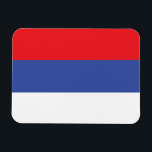 Republika Srpska Flag Magnet<br><div class="desc">Patriotic flag of Republika Srpska.</div>