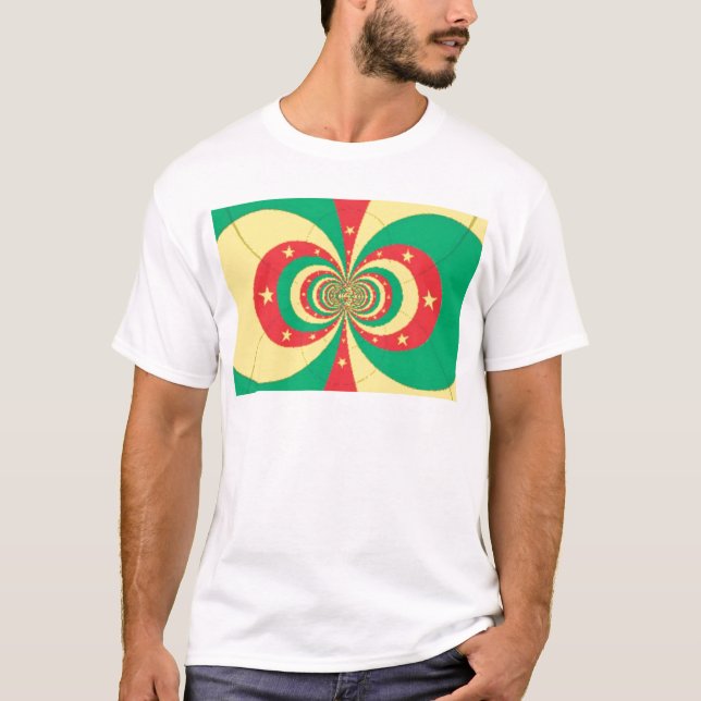 République du Cameroun five-pointed star design  T-Shirt (Front)