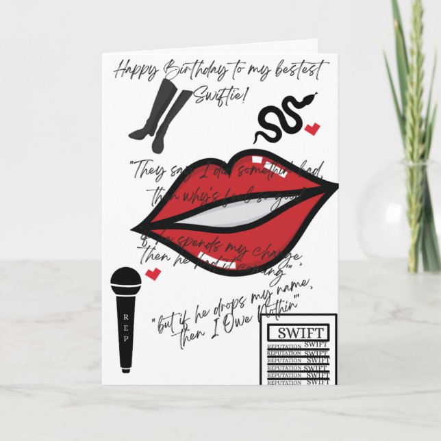Reputation Birthday Card (Front)