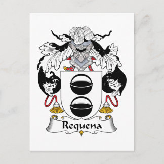 Requena Family Crest Postcard