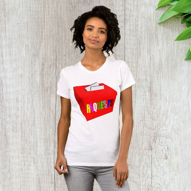 Request Box Womens T-Shirt (Creator Uploaded)
